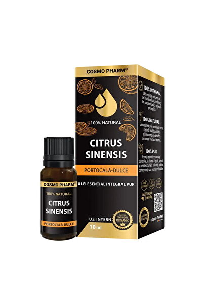Cosmo Pharm Ulei Esential Integral Pur de Portocala Dulce (Uz Intern) 10ml