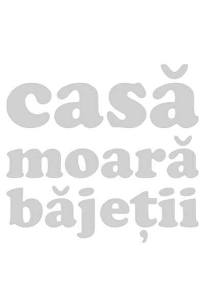 OEM Autocolant decorativ auto "Casa moara bajetii'', 17cm, Alb