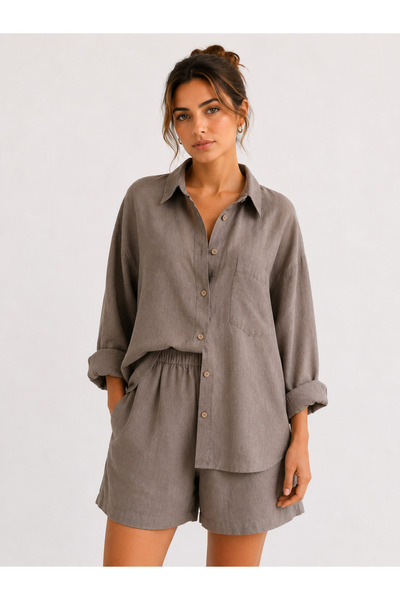 Maelle Studio Siena Shirt-Shorts Set