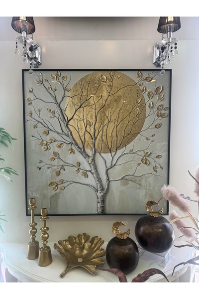 BİEV Dekoratif Modern Epoksi Tablo (100x100cm)