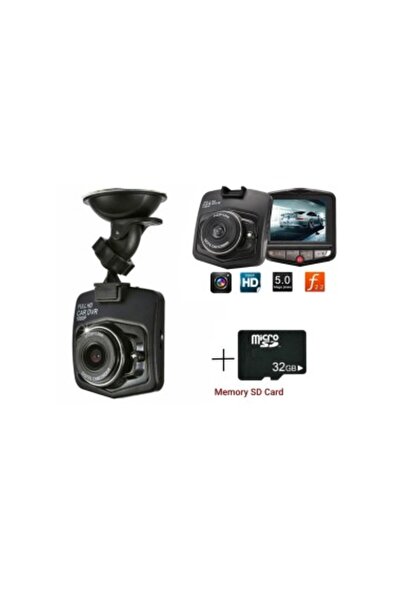 Xenon Bright Cameră de bord DVR 1080P, cu card de 32GB, 12/24V, XenonBright