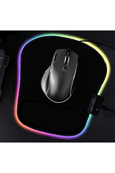 Jumbo Mouse pad de gaming cu lumină LED cu schimbare de culoare 23.5 x 21.3 cm