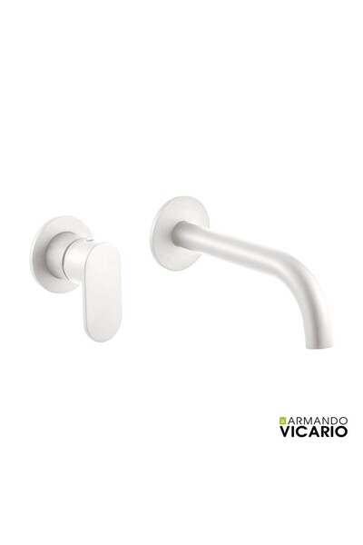 ARMANDO VICARIO SLIM Μπαταρία νιπτήρος θερμομικτική White Matt