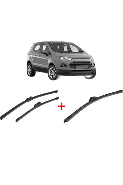 Bosch Σετ 3 υαλοκαθαριστήρων FORD ECOSPORT από το 2012 έως το 2022, για το μπ...