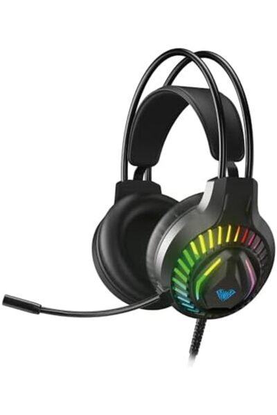 Yıldızan Msa Shop Aula S605 Rainbow 3.5mm Jack, USB Gaming Gaming Headset wit...