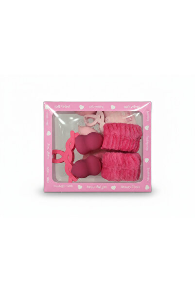 genric 2X Makeup Sponge Set with Hair Clip and 2X Wrist Bands for Water Leak ...