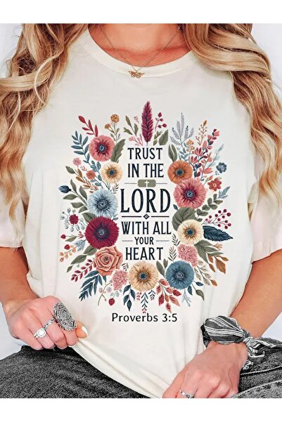 1001 Line تي شيرت نسائي كاجوال برقبة دائرية - وصول جديد لربيع/صيف هذا العام، ...
