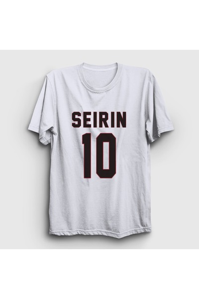 Presmono Unisex White Taiga Kagami Seirin 10 Kuroko No Basket T-Shirt 615073Tt