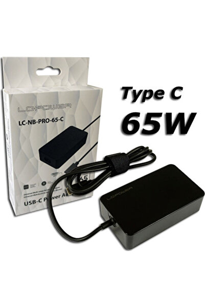 LC POWER Încărcător universal pentru laptop LC-Power USB-C 65W 20V 3.25A fără...