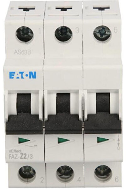 Eaton Disjunctor de supracurent Faz-z2/3 3P Z 2A 15kA 278921