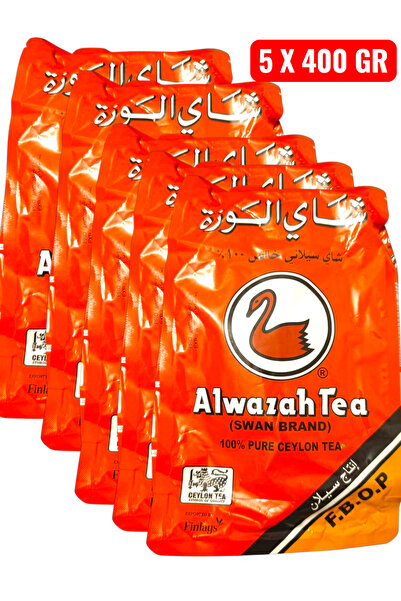 ALWAZAH TEA SEYLAN KAÇAK DÖKME ÇAY (5 X 400 GR) HayriEfendi ONAYLI MAĞAZA RESMİ SATICI