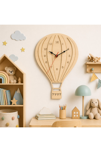 ETZ Duvar saati çocuk odası dekoratif balon model saat
