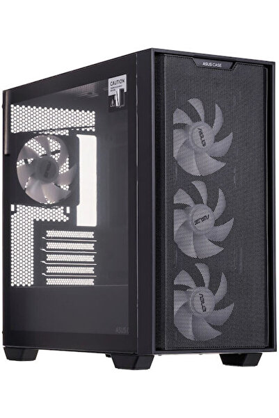 ASUS Carcasă PC A21 Plus Gaming Midi Tower cu fereastră laterală și iluminare...