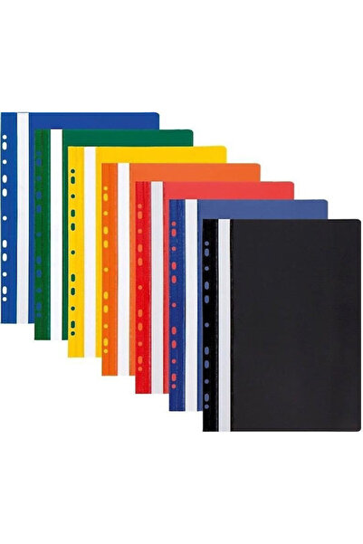 Panta Plast Dosar rigid cu perforații euro, din PVC, 10 verde