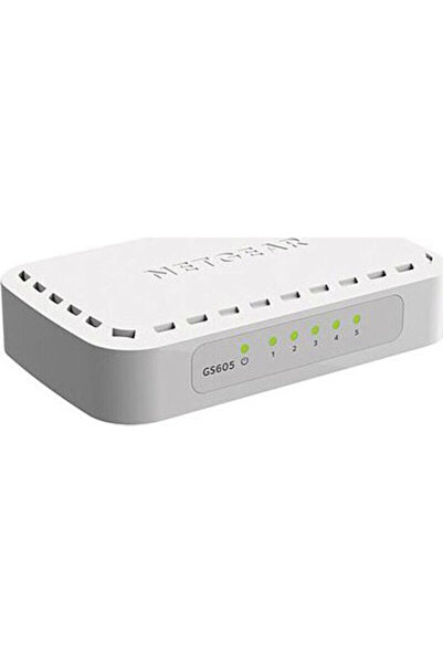 NETGEAR Switch L2 negestionat GS605 cu 5 porturi Ethernet Gigabit (1Gbps)