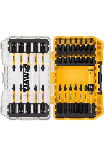 Dewalt Set cu prindere magnetică, 31 de biți pentru șurubelniță Torx / Allen ...