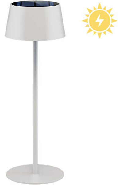 realpower Lampă de masă solară LED decorativă, reglabilă, cu baterie, albă