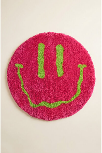 Smile Desenli Tufting Rug Genel Ortam Halı