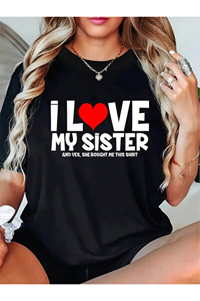 212Wear I My Sister, Indeed, She Got Me This Shirt with Printed Design. It'S ...