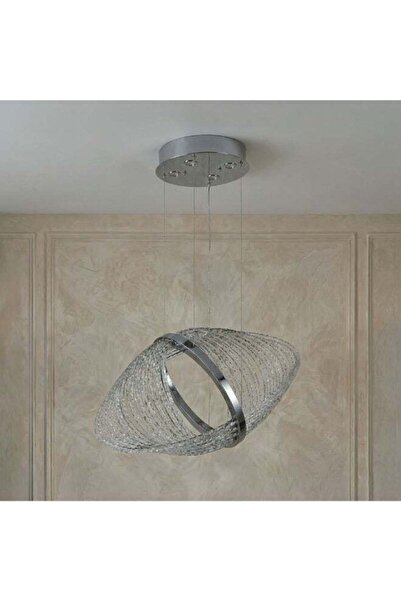 Danube Home Solace Modern LED Chandelier - 60 cm