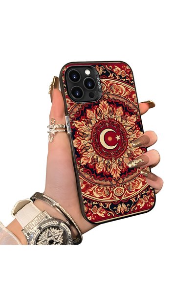 ucuc iPhone 14 Pro Compatible Hard Acrylic Back Silicone Edge Lens Protection...