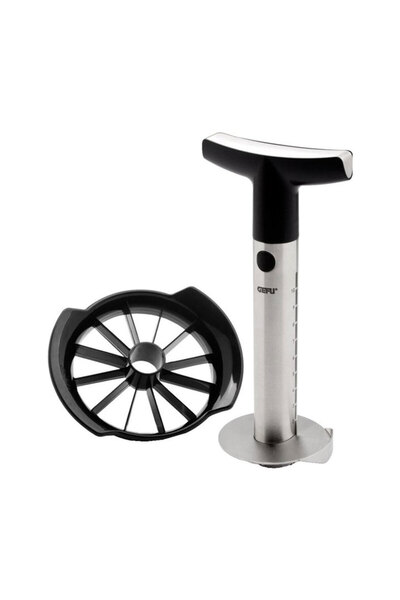 GEFU Ustensila pentru feliat ananasul, Pineapple Slicer, Negru/Argintiu