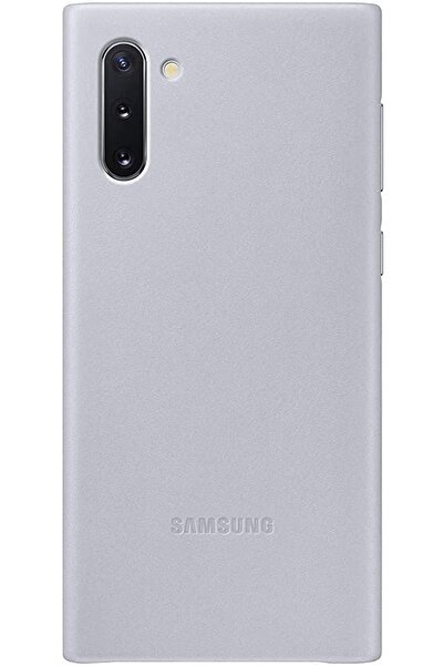 Samsung Official Leather Cover - Δερμάτινη Θήκη Galaxy Note 10 - Grey