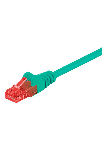 goobay καλώδιο δικτύου 68400, CAT 6 U/UTP, CCA, 250MHz, 2m, πράσινο