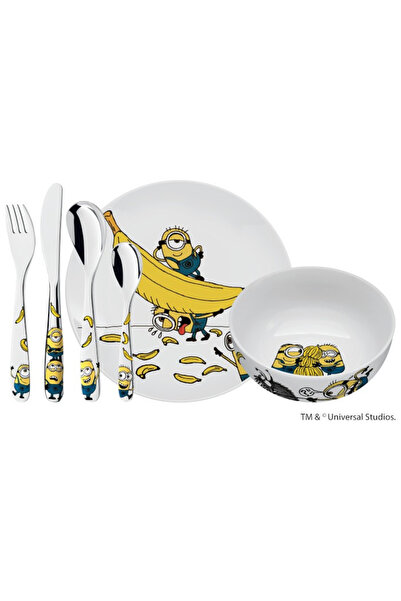 WMF Set hranire copii, WMF, Otel inoxidabil/Portelan, Multicolor