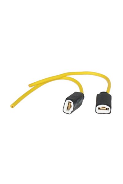 AUTOMAX Mufa bec ceramica pentru soclu H1 cu cablu 15 cm, mufa bec H1