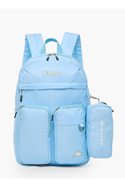 Kappa Solid 2-Piece School Backpack Set for Kids 13 Years+ with Pencil Pouch