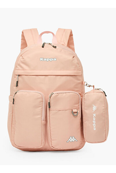 Kappa Solid 2-Piece School Backpack Set for Kids 13 Years+ with Pencil Pouch