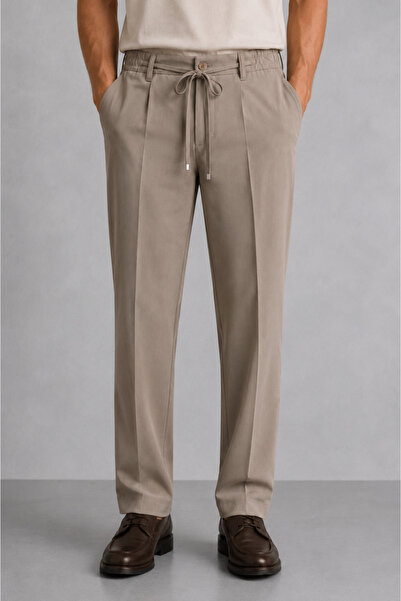 Danger Men's Cpmfot Fit Beige Jogger Pants |   Stretchy Fabric Daily Comforta...