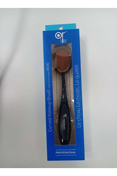 OR Bleu CT-690 CURVED MAKE-UP BRUSH OVAL HEAD: 4122