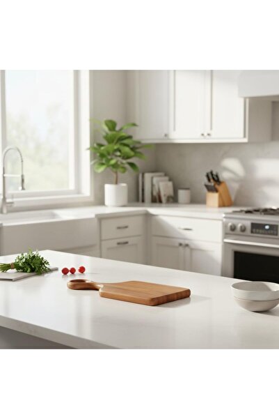Yıldızan Tua Shop Acacia Natural Cutting Board and Presentation Plate |   32X...