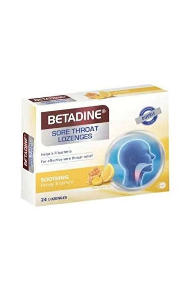 BETADINE Sore Throat Lozenges Honey & Lemon 24S