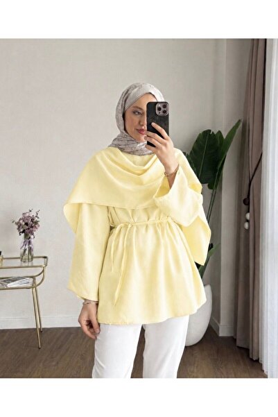 HRM FASHION PAMUK ÇİLEK PELERİN TUNİK GÖMLEK