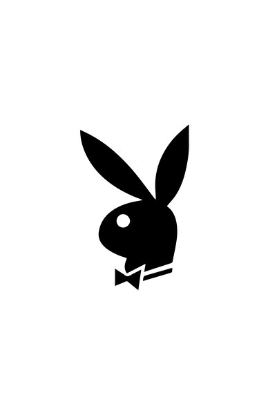 Amo-Stickers Стикер за кола Playboy 30см Черен