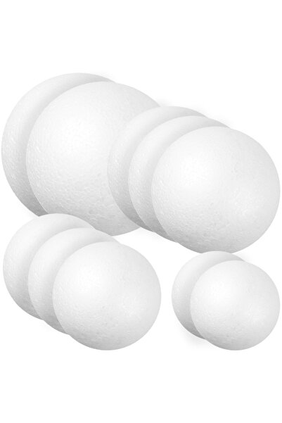 MACVI Set de 10 globuri decorative din polistiren — Creativitate nelimitată! ...