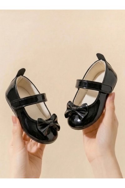 Moonic Kids Baby Girl Booties Black