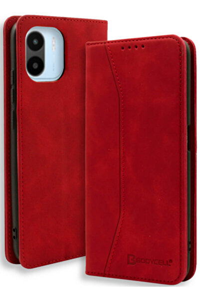 Bodycell Θήκη - Πορτοφόλι Xiaomi Redmi A2 - Red