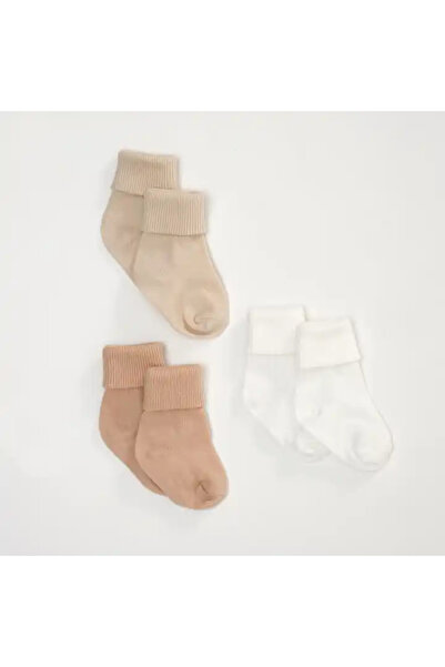 tinylamb Yenidoğan Kız Bebek Çorabı - 3'lü Paket | Kız Çorap
