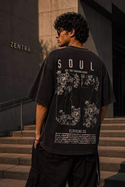 JANTIL MODA 🔥   Washable Minimal Graphic Printed Unisex Oversize Athlete T-S...