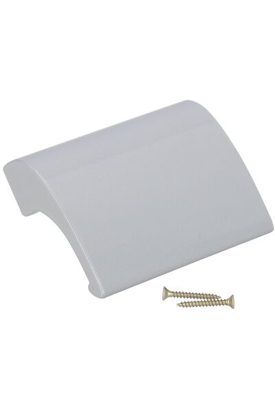 KOTARBAU Aluminiu BalK DE LUXE mâner metalic ARGINTIU + șuruburi