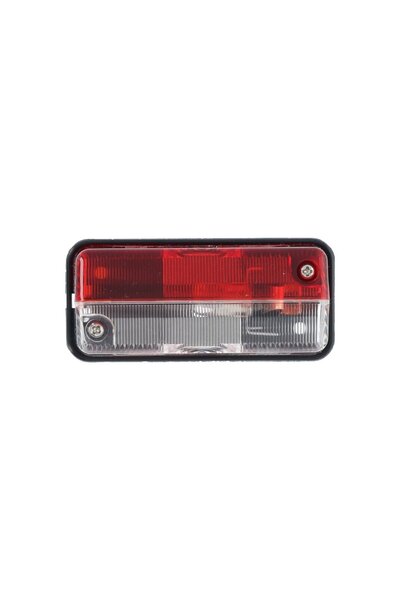 Carpoint Lampa gabarit remorca auto 12V, rosu-alb, cu bec T4W 4W, montaj stan...