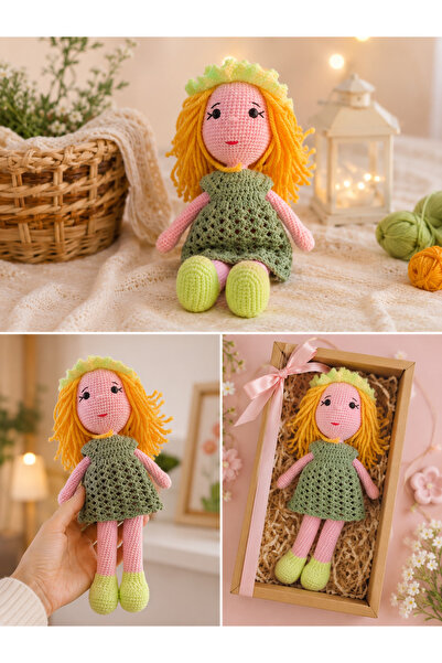yAcTech Amigurumi El Örmesi Oyuncak Bebek