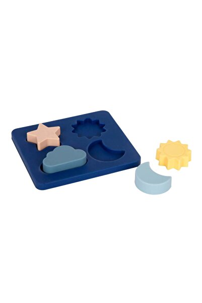 Small Foot Puzzle din silicon – Jucărie educativă moale, fără BPA, cu Soare, ...