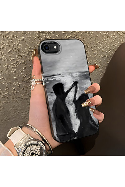 CASEVIBE iPhone 7/8/SE 2020 2022 Uyumlu Minimalist çift baskılı, hafif lüks v...