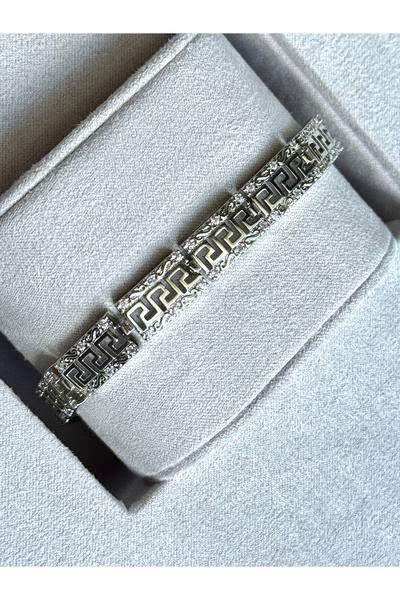 lotusbybuket Xuping Stainless Steel Sikver Zircon Stone Bracelet