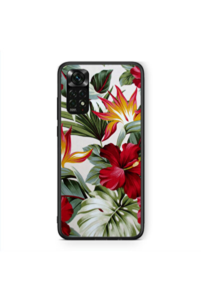 Other Xiaomi Redmi Note 11 Pro 5G laves and flowers Black Glossy Θήκη